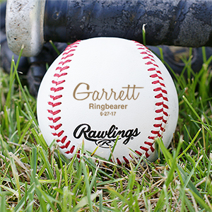 Personalized Wedding Party Baseball | Unique Groomsmen Gifts