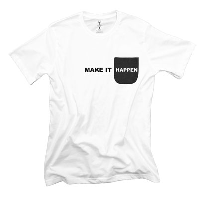 Make It Happen Mens Pocket T-Shirt PT311081X