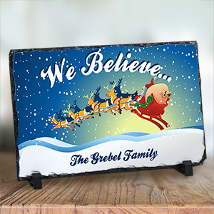 Personalized Christmas Stone Keepsake | Personalized Christmas Decor