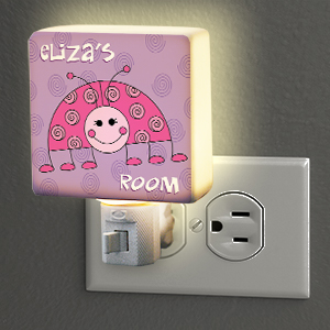 Personalized Lady Bug Night Light | Personalized Baby Gifts