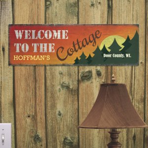 Personalized Cottage Wall Sign