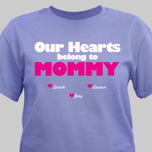 Personalized Our Hearts T-Shirt | Personalized T-shirts