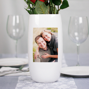 Personalized Ceramic Photo Centerpiece Vace U147318