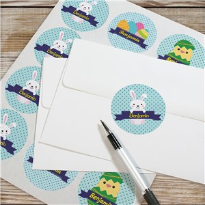 Kid's Personalized Easter Stickers | Easter Gifts For Kids