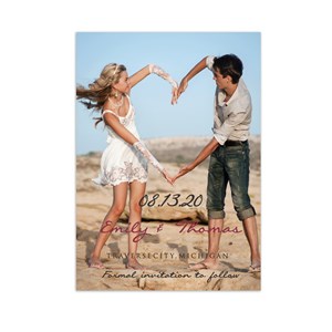 Personalized Photo Save the Date Cards 11045710X