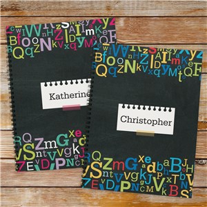 Personalized Letters Notebook Set 11047921