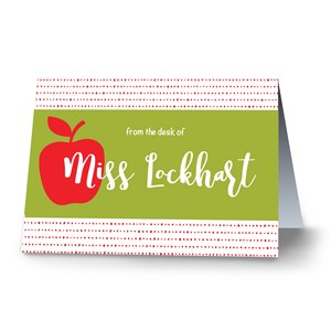 Personalized From The Desk of Note Card | Personalized Note Cards For Teachers