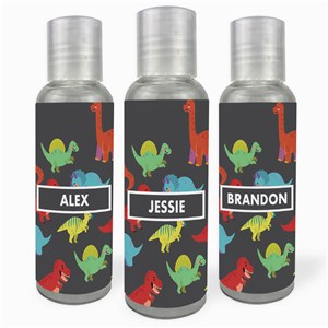 Personalized Dino Pattern Hand Sanitizer