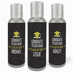 Personalized Congrats Grad Hand Sanitizer