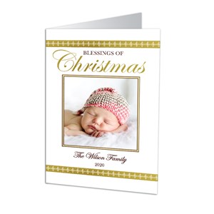 Blessings of Christmas Photo Holiday Cards | Personalized Holiday Cards