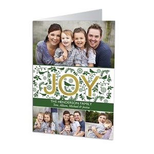 Joyful Wishes Photo Christmas Cards | Personalized Christmas Cards