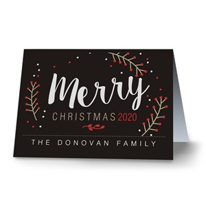 Merry Berry Personalized Holiday Cards | Personalized Holiday Cards