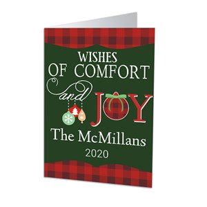 Holiday Wishes Personalized Christmas Cards | Personalized Holiday Cards