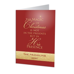 Magic of Christmas Personalized Holiday Card | Personalized Holiday Cards