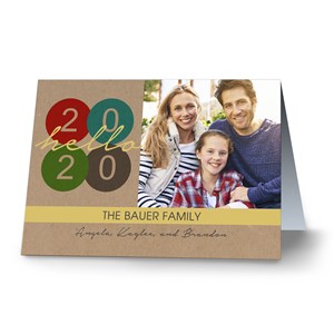 Happy New Year Personalized Greeting Cards | Personalized Holiday Cards