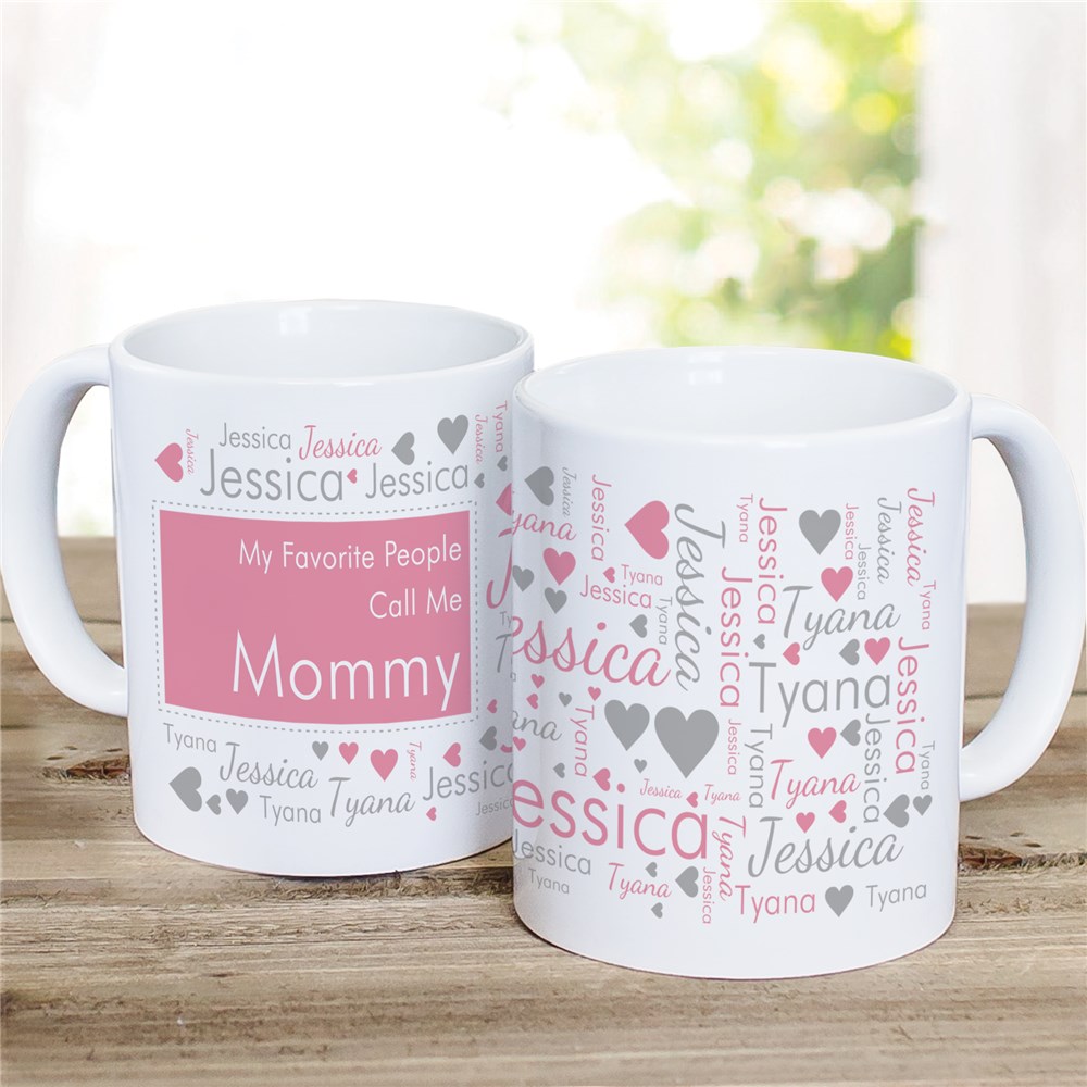 Family Word Art Coffee Mug | Mother's Day Coffee Mug