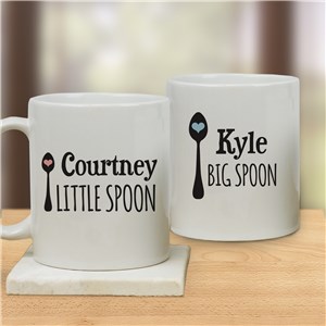 Big Spoon Little Spoon Mug | Customizable Coffee Mugs