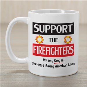 Support The Firefighters Coffee Mug