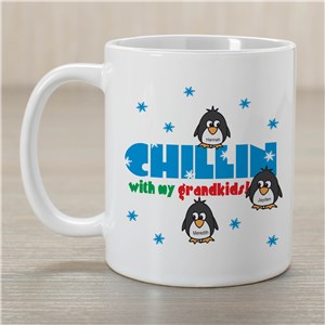 Chillin' Penguin Personalized Winter Coffee Mug | Customizable Coffee Mugs