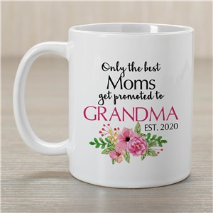 Personalized Promoted To Grandma Mug | Personalized Gifts For Grandma