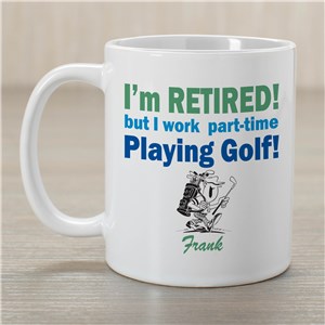 Custom Printed Retired Coffee Mug | Customizable Coffee Mugs