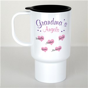 Personalized Angels Of My Heart Travel Mug | Personalized Mugs