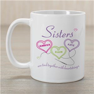 Personalized Sister Coffee Mug | Customizable Coffee Mugs