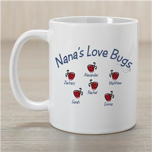 Love Bugs Personalized Mug | Personalized Mugs For Mom