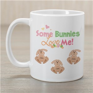 Personalized Easter Bunnies Coffee Mug | Personalized Mugs