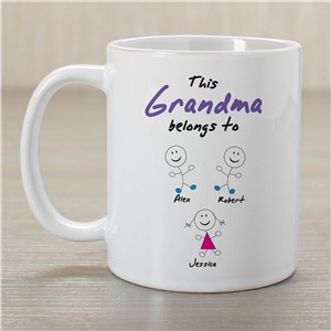 Personalized Belongs To Coffee Mug | Customizable Coffee Mugs