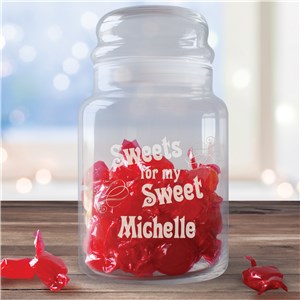 Engraved Sweetest Day Goodies Jar Gift