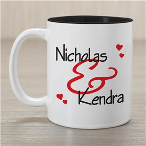 Personalized Couples Romantic Mug | Valentine's Day Mugs