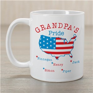 Personalized American Pride Mug | Customizable Coffee Mugs