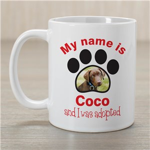 Personalized Adopted Pet Photo Mug 270690X