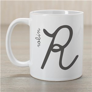 Any Initial Mug | Customizable Coffee Mugs