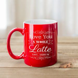 Engraved Latte Mug | Customizable Coffee Mugs