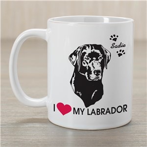 Personalized Dog Coffee Mug | Customizable Coffee Mugs