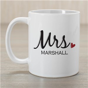 Personalized Mr. And Mrs. Mug | Customizable Coffee Mugs