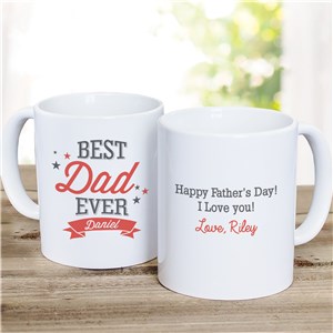 Personalized Best Mom Mug | Personalized Fathers Day Gifts