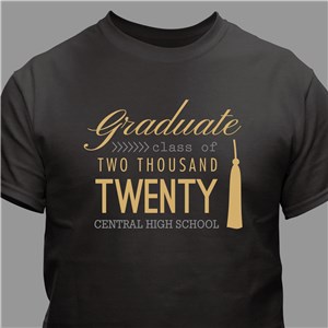 Personalized Graduate T-Shirt | Graduation T Shirts