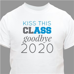 Personalized Kiss This Class Goodbye T-Shirt | Personalized Graduation Gifts