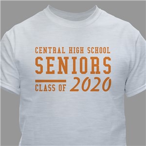 Personalized Seniors T-Shirt | Graduation T Shirts