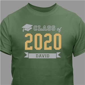 Personalized Class Of T-Shirt | Graduate Gifts