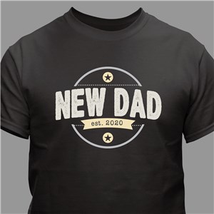 Personalized New Dad T-Shirt | First Father's Day Gifts