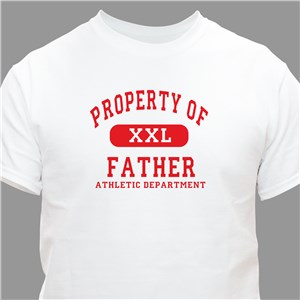 Property of Athletic Personalized T-shirt | Personalized T-shirts