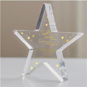 Personalized Twinkle Twinkle Star | Personalized Birthday Gifts For Kids