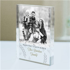 Personalized Harvest Happiness Acrylic Photo Keepsake | Photo Gifts