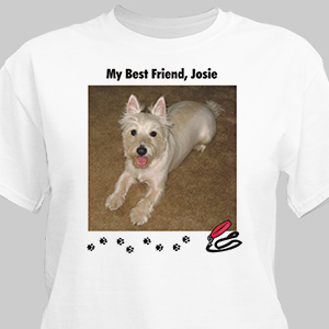 My Best Friend Dog Personalized Photo T-shirt | Personalized T-shirts