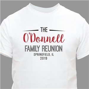 Personalized Shirt For Families | Add Your Name Family Reunion Shirt