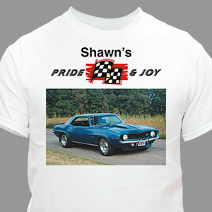 Personalized Car Fan Photo T-Shirt | Personalized Photo Gifts